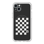 スリムプロテクションプレミアムケース with MagSafe［ Racing checkered flag - レーシングチェッカーフラッグ ］