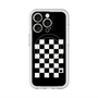 スリムプロテクションプレミアムケース with MagSafe［ Racing checkered flag - レーシングチェッカーフラッグ ］