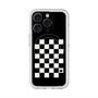 スリムプロテクションプレミアムケース with MagSafe［ Racing checkered flag - レーシングチェッカーフラッグ ］