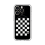 スリムプロテクションプレミアムケース with MagSafe［ Racing checkered flag - レーシングチェッカーフラッグ ］
