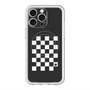 スリムプロテクションプレミアムケース with MagSafe［ Racing checkered flag - レーシングチェッカーフラッグ ］