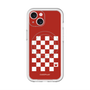 スリムプロテクションプレミアムケース with MagSafe［ Racing checkered flag Red - レーシングチェッカーフラッグ レッド ］