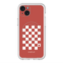 スリムプロテクションプレミアムケース with MagSafe［ Racing checkered flag Red - レーシングチェッカーフラッグ レッド ］