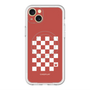 スリムプロテクションプレミアムケース with MagSafe［ Racing checkered flag Red - レーシングチェッカーフラッグ レッド ］