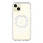 スリムプロテクションプレミアムケース with MagSafe［ Racing checkered flag White - レーシングチェッカーフラッグ ホワイト ］