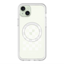 スリムプロテクションプレミアムケース with MagSafe［ Racing checkered flag White - レーシングチェッカーフラッグ ホワイト ］