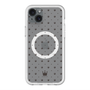スリムプロテクションプレミアムケース with MagSafe［ CASEPLAY Crown dots Black - ケースプレイ・クラウン・ドッツ ブラック ］