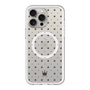 スリムプロテクションプレミアムケース with MagSafe［ CASEPLAY Crown dots Black - ケースプレイ・クラウン・ドッツ ブラック ］