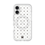 スリムプロテクションプレミアムケース with MagSafe［ CASEPLAY Crown dots Black - ケースプレイ・クラウン・ドッツ ブラック ］