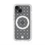 スリムプロテクションプレミアムケース with MagSafe［ CASEPLAY Crown dots White - ケースプレイ・クラウン・ドッツ ホワイト ］