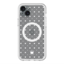 スリムプロテクションプレミアムケース with MagSafe［ CASEPLAY Crown dots White - ケースプレイ・クラウン・ドッツ ホワイト ］