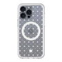 スリムプロテクションプレミアムケース with MagSafe［ CASEPLAY Crown dots White - ケースプレイ・クラウン・ドッツ ホワイト ］