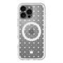 スリムプロテクションプレミアムケース with MagSafe［ CASEPLAY Crown dots White - ケースプレイ・クラウン・ドッツ ホワイト ］