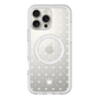 スリムプロテクションプレミアムケース with MagSafe［ CASEPLAY Crown dots White - ケースプレイ・クラウン・ドッツ ホワイト ］