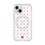 スリムプロテクションプレミアムケース with MagSafe［ CASEPLAY Crown dots Red - ケースプレイ・クラウン・ドッツ レッド ］