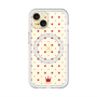 スリムプロテクションプレミアムケース with MagSafe［ CASEPLAY Crown dots Red - ケースプレイ・クラウン・ドッツ レッド ］