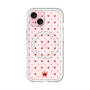 スリムプロテクションプレミアムケース with MagSafe［ CASEPLAY Crown dots Red - ケースプレイ・クラウン・ドッツ レッド ］