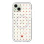 スリムプロテクションプレミアムケース with MagSafe［ CASEPLAY Crown dots Red - ケースプレイ・クラウン・ドッツ レッド ］