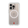 スリムプロテクションプレミアムケース with MagSafe［ CASEPLAY Crown dots Red - ケースプレイ・クラウン・ドッツ レッド ］