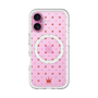 スリムプロテクションプレミアムケース with MagSafe［ CASEPLAY Crown dots Red - ケースプレイ・クラウン・ドッツ レッド ］