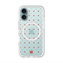 スリムプロテクションプレミアムケース with MagSafe［ CASEPLAY Crown dots Red - ケースプレイ・クラウン・ドッツ レッド ］