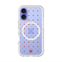 スリムプロテクションプレミアムケース with MagSafe［ CASEPLAY Crown dots Red - ケースプレイ・クラウン・ドッツ レッド ］