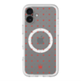 スリムプロテクションプレミアムケース with MagSafe［ CASEPLAY Crown dots Red - ケースプレイ・クラウン・ドッツ レッド ］