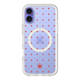 スリムプロテクションプレミアムケース with MagSafe［ CASEPLAY Crown dots Red - ケースプレイ・クラウン・ドッツ レッド ］