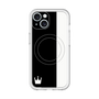スリムプロテクションプレミアムケース with MagSafe［ CASEPLAY Bi-Colors Black & White - ケースプレイ・バイカラー ブラック＆ホワイト ］