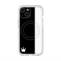 スリムプロテクションプレミアムケース with MagSafe［ CASEPLAY Bi-Colors Black & White - ケースプレイ・バイカラー ブラック＆ホワイト ］