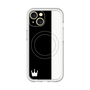 スリムプロテクションプレミアムケース with MagSafe［ CASEPLAY Bi-Colors Black & White - ケースプレイ・バイカラー ブラック＆ホワイト ］