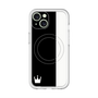 スリムプロテクションプレミアムケース with MagSafe［ CASEPLAY Bi-Colors Black & White - ケースプレイ・バイカラー ブラック＆ホワイト ］