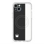 スリムプロテクションプレミアムケース with MagSafe［ CASEPLAY Bi-Colors Black & White - ケースプレイ・バイカラー ブラック＆ホワイト ］