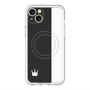 スリムプロテクションプレミアムケース with MagSafe［ CASEPLAY Bi-Colors Black & White - ケースプレイ・バイカラー ブラック＆ホワイト ］