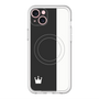 スリムプロテクションプレミアムケース with MagSafe［ CASEPLAY Bi-Colors Black & White - ケースプレイ・バイカラー ブラック＆ホワイト ］