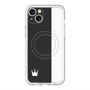 スリムプロテクションプレミアムケース with MagSafe［ CASEPLAY Bi-Colors Black & White - ケースプレイ・バイカラー ブラック＆ホワイト ］