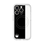 スリムプロテクションプレミアムケース with MagSafe［ CASEPLAY Bi-Colors Black & White - ケースプレイ・バイカラー ブラック＆ホワイト ］
