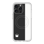 スリムプロテクションプレミアムケース with MagSafe［ CASEPLAY Bi-Colors Black & White - ケースプレイ・バイカラー ブラック＆ホワイト ］