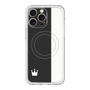 スリムプロテクションプレミアムケース with MagSafe［ CASEPLAY Bi-Colors Black & White - ケースプレイ・バイカラー ブラック＆ホワイト ］