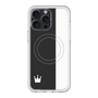 スリムプロテクションプレミアムケース with MagSafe［ CASEPLAY Bi-Colors Black & White - ケースプレイ・バイカラー ブラック＆ホワイト ］