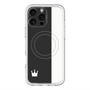 スリムプロテクションプレミアムケース with MagSafe［ CASEPLAY Bi-Colors Black & White - ケースプレイ・バイカラー ブラック＆ホワイト ］