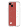 スリムプロテクションプレミアムケース with MagSafe［ CASEPLAY Bi-Colors Red & White - ケースプレイ・バイカラー レッド＆ホワイト ］