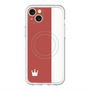 スリムプロテクションプレミアムケース with MagSafe［ CASEPLAY Bi-Colors Red & White - ケースプレイ・バイカラー レッド＆ホワイト ］