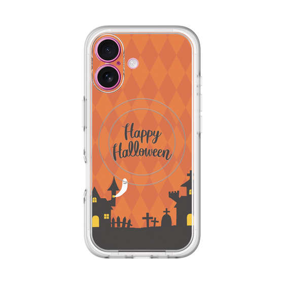 スリムプロテクションプレミアムケース with MagSafe［ Halloween World - Orange ］