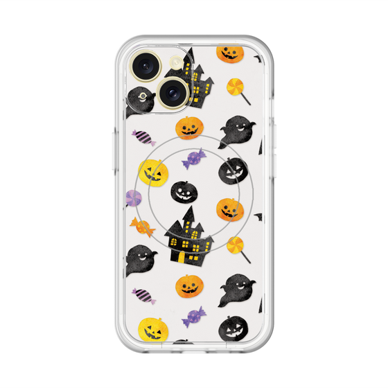 スリムプロテクションプレミアムケース with MagSafe［ Halloween Party - White ］