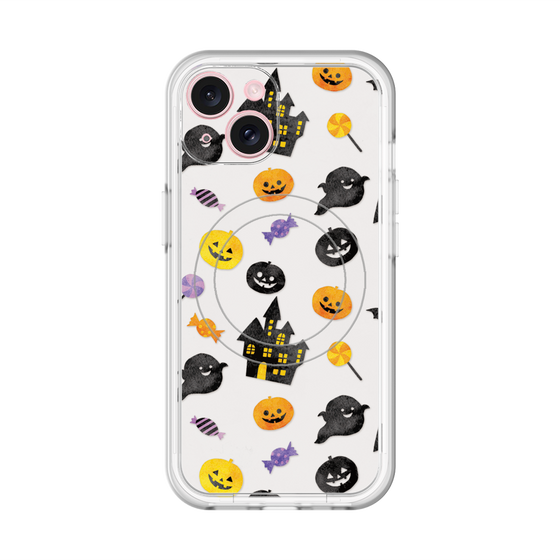 スリムプロテクションプレミアムケース with MagSafe［ Halloween Party - White ］