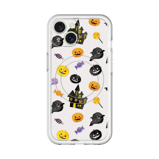 スリムプロテクションプレミアムケース with MagSafe［ Halloween Party - White ］