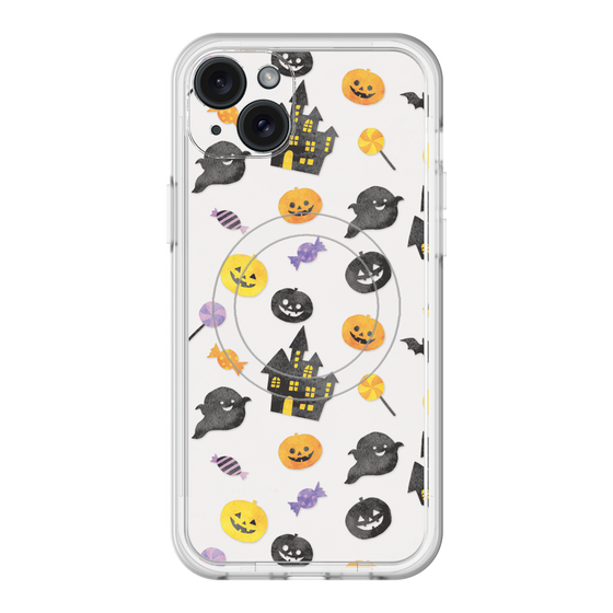 スリムプロテクションプレミアムケース with MagSafe［ Halloween Party - White ］