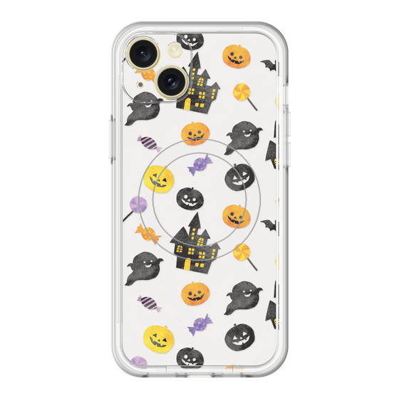 スリムプロテクションプレミアムケース with MagSafe［ Halloween Party - White ］