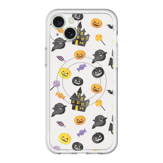 スリムプロテクションプレミアムケース with MagSafe［ Halloween Party - White ］